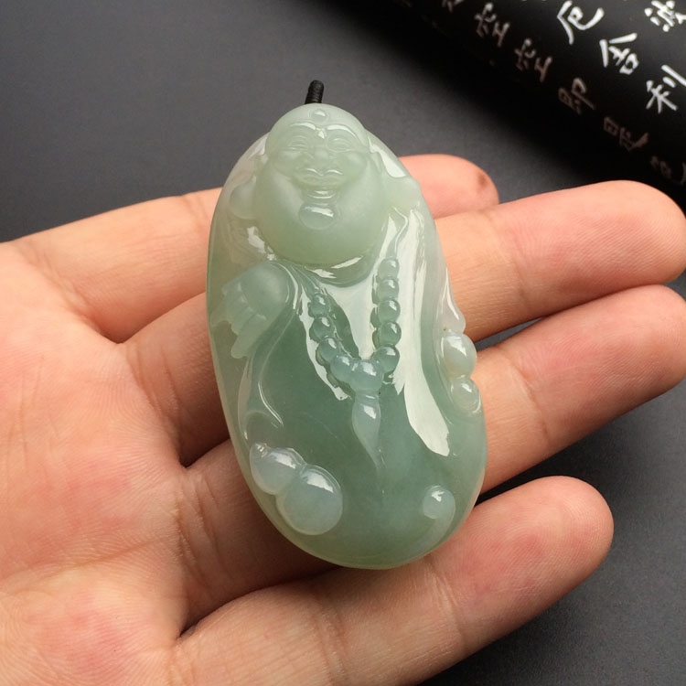 (超值推荐)糯冰晴水逍遥佛挂件
