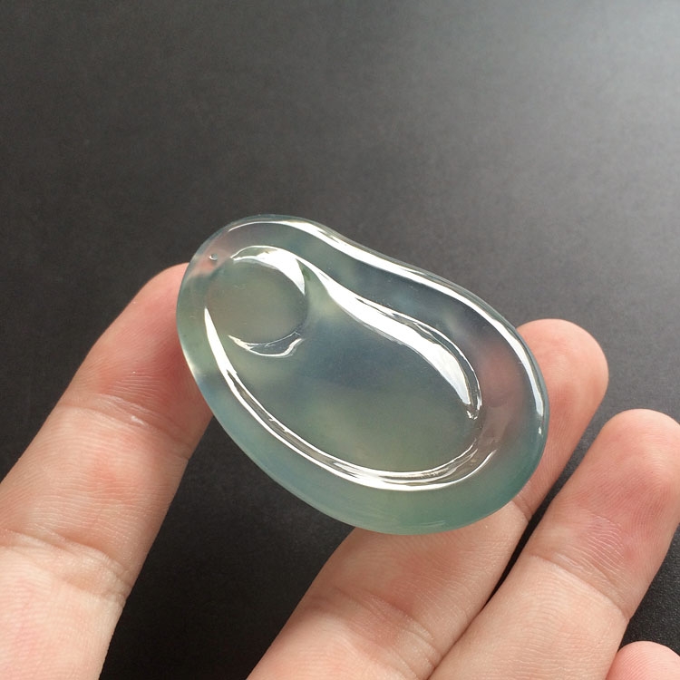 （超值推荐）冰种晴水略飘花逍遥佛挂件