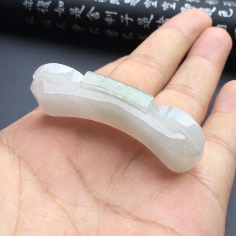 （超值推荐）糯冰种三彩腰缠万贯挂件