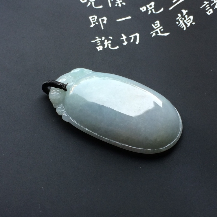 （超值推荐）糯冰种淡晴水福瓜挂件