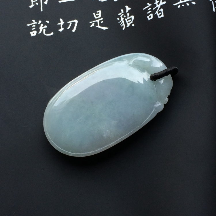 （超值推荐）糯冰种淡晴水福瓜挂件
