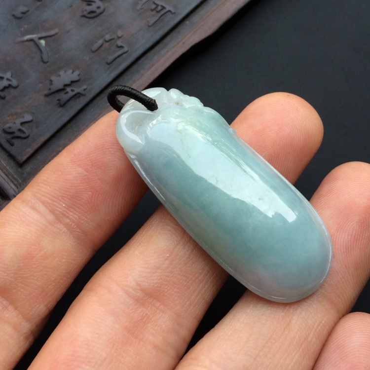 （超值推荐）糯冰种晴水福瓜挂件
