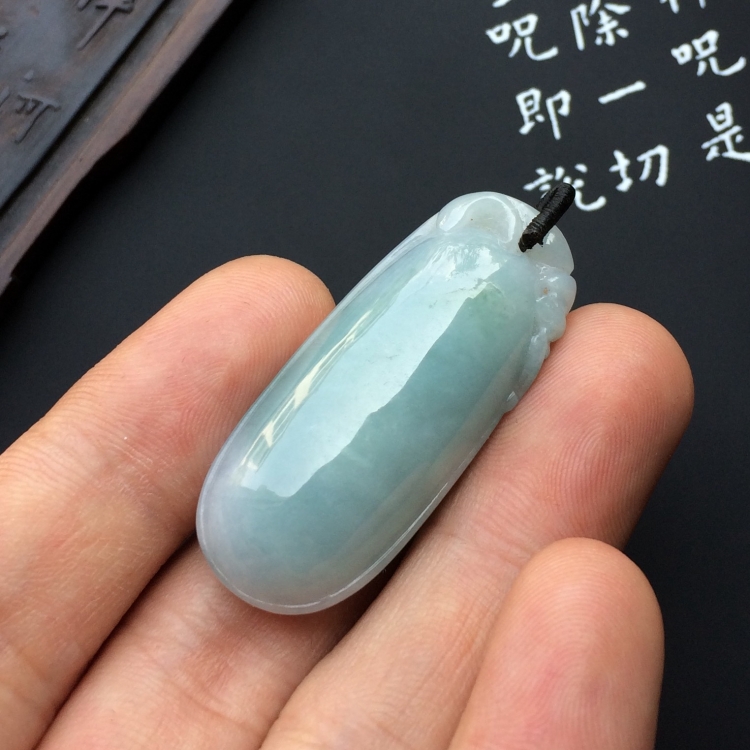 （超值推荐）糯冰种晴水福瓜挂件