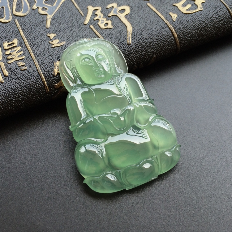 (超值推荐)冰种晴水观音挂件