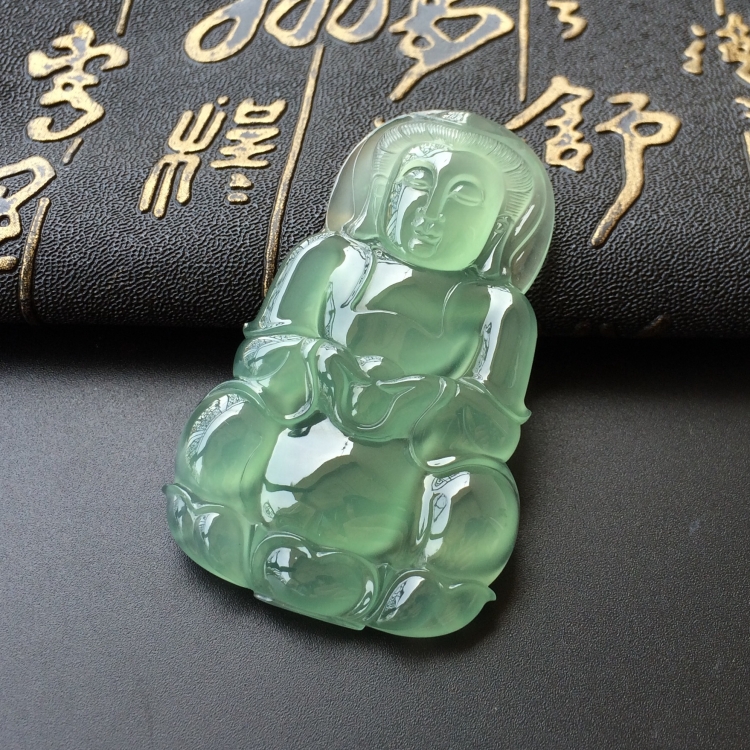 (超值推荐)冰种晴水观音挂件