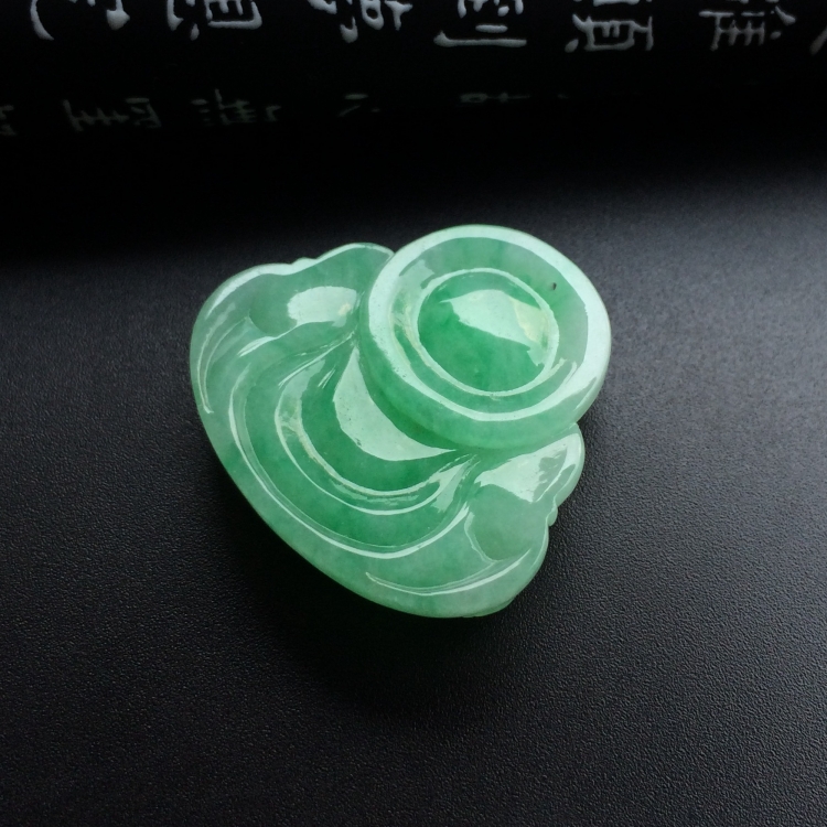 （超值推荐）糯冰种绿晴水玉佛挂件