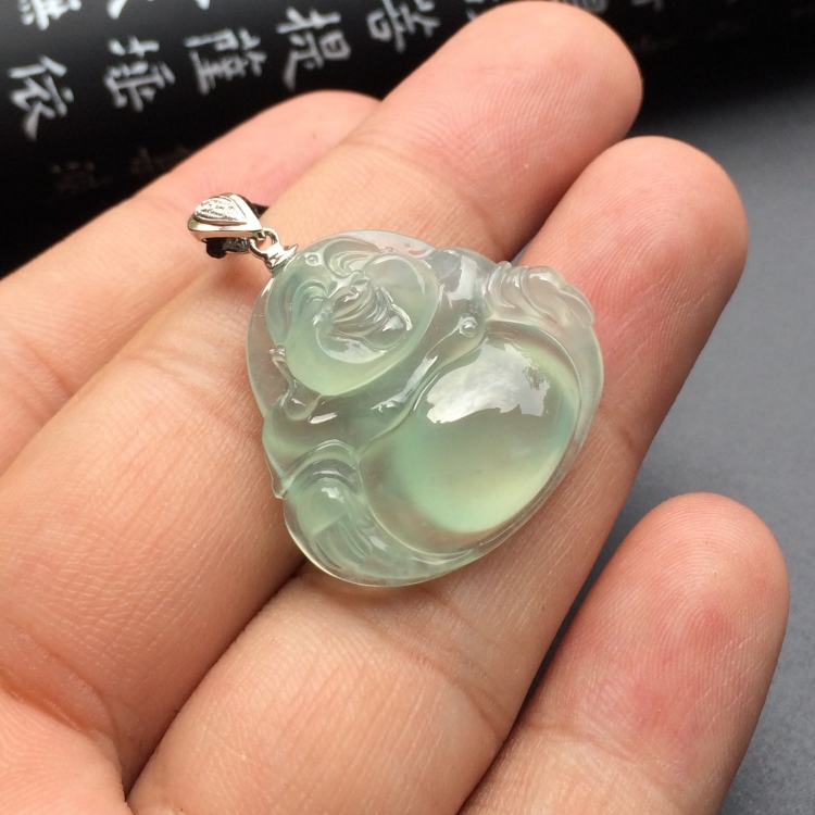 （超值推荐）冰种晴水玉佛挂件