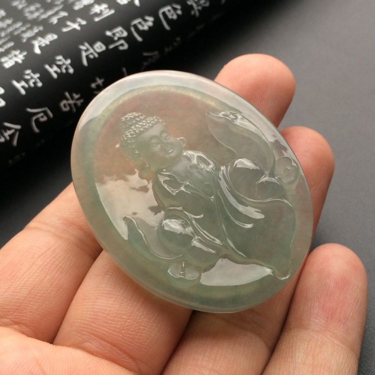 （超值推荐）冰种晴水宝宝佛挂件