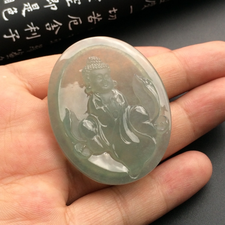（超值推荐）冰种晴水宝宝佛挂件