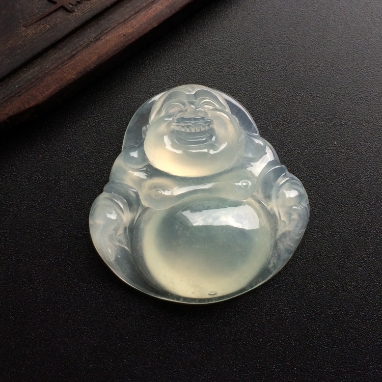 （超值推荐）冰种淡晴水玉佛挂件