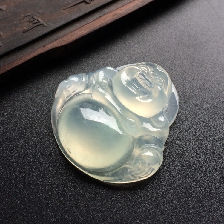 （超值推荐）冰种淡晴水玉佛挂件