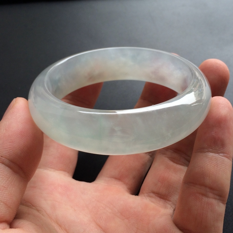 （超值推荐）冰种淡晴水手镯（56.1mm）