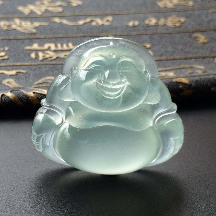 (超值推荐)冰种淡晴水玉佛挂件