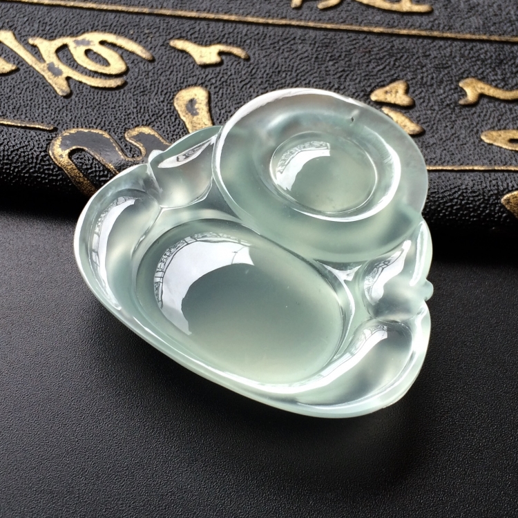 (超值推荐)冰种淡晴水玉佛挂件