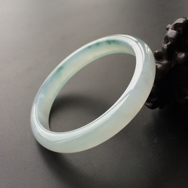 (超值推荐)冰种飘花手镯(57.2mm)