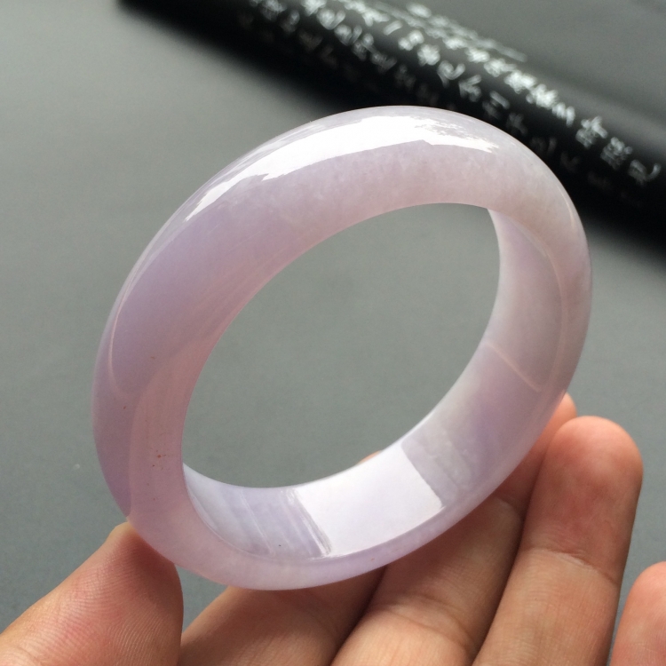 （超值推荐）糯冰种紫罗兰手镯（59mm）