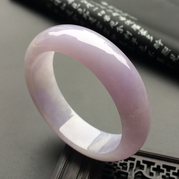 （超值推荐）糯冰种紫罗兰手镯（59mm）