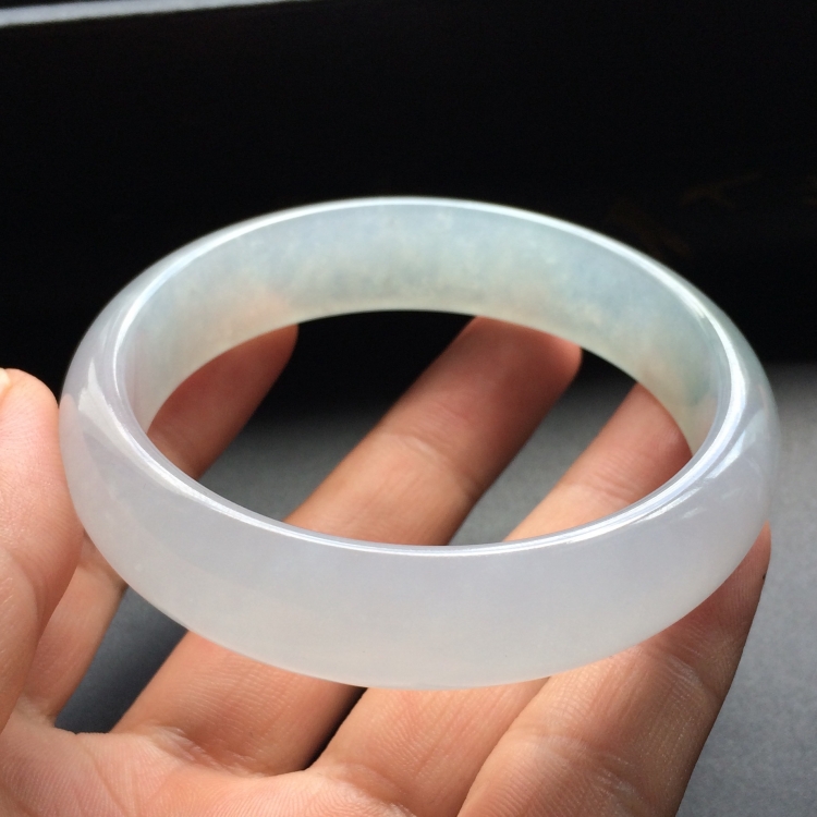 （超值推荐）冰种淡晴水手镯（56.8mm）