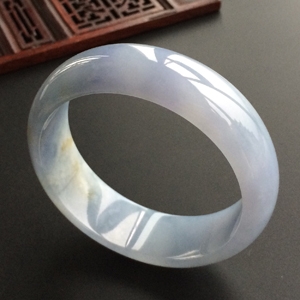 (超值推荐)糯冰种紫罗兰手镯(55.1mm)