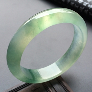 (超值推荐)冰种飘花手镯(59mm)
