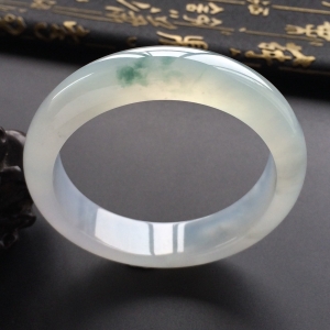 (超值推荐)冰种飘花手镯(56.2mm)