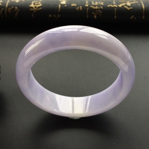 (超值推荐)糯冰种紫罗兰手镯(58.5mm)
