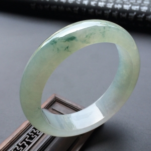 （超值推荐）冰种飘花手镯（57.1mm）