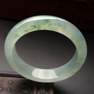 （超值推荐）冰种飘花手镯（56mm）