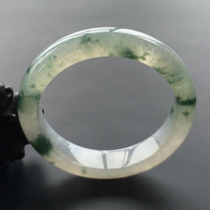 (超值推荐)冰种飘花手镯(56.1mm)