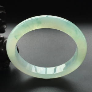 (超值推荐)冰种飘花手镯(54.5mm)