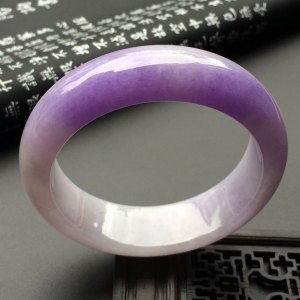 （超值推荐）糯冰种紫罗兰手镯（58.6mm）