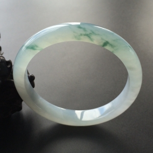 (超值推荐)冰种飘花手镯(57.2mm)