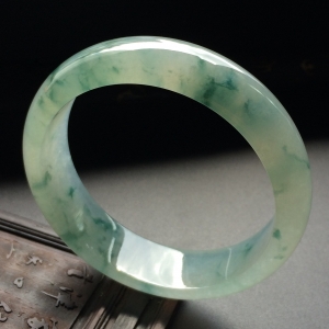 （超值推荐）冰种飘花手镯（59mm）
