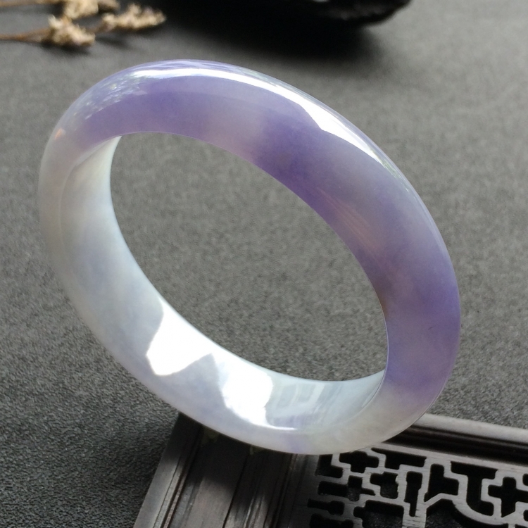 （超值推荐）糯冰种紫罗兰贵妃镯（56mm-49mm）
