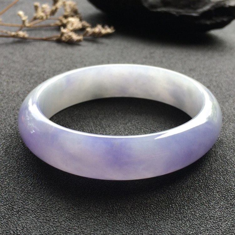 （超值推荐）糯冰种紫罗兰贵妃镯（56mm-49mm）