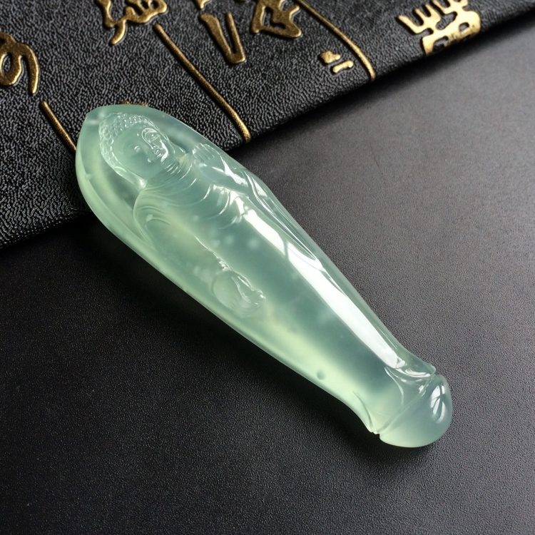 (超值推荐)冰种晴水释迦牟尼挂件