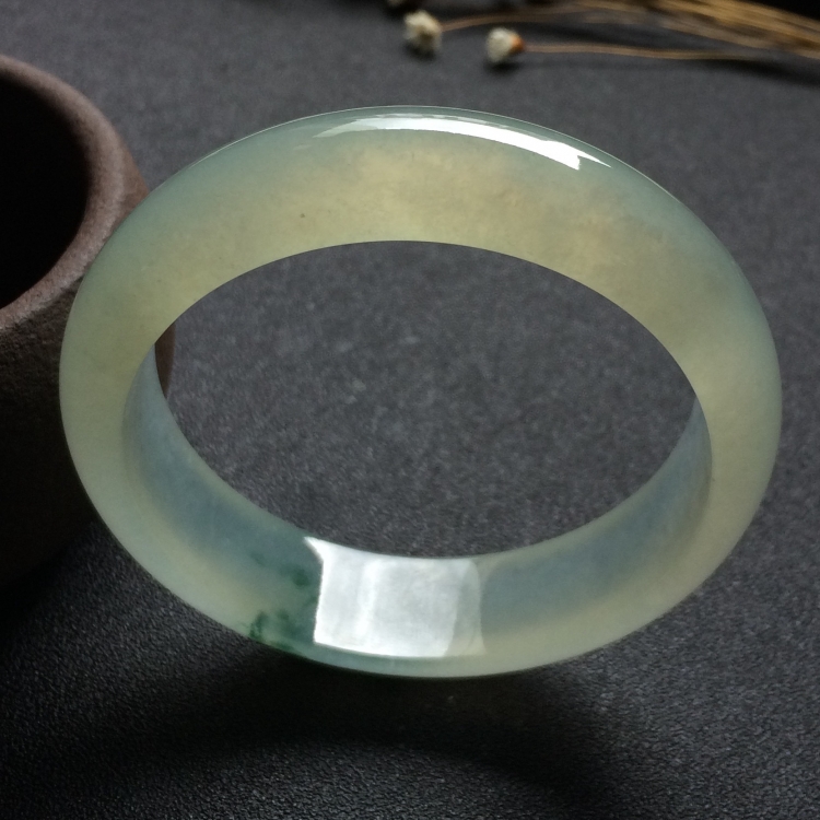 （超值推荐）冰种飘花手镯（57.5mm）