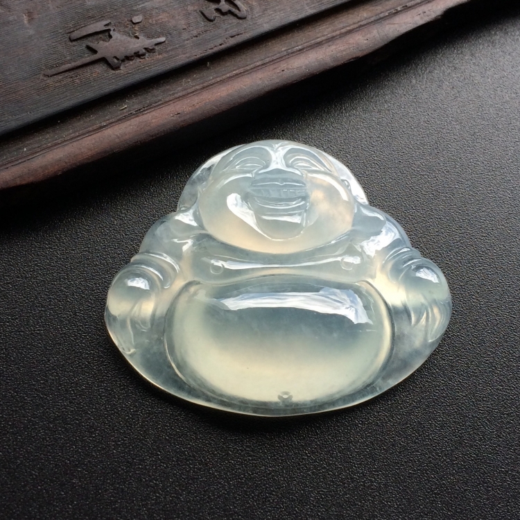 （超值推荐）冰种淡晴水玉佛挂件