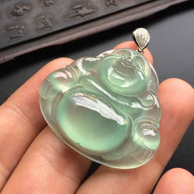 （超值推荐）冰种晴水玉佛挂件