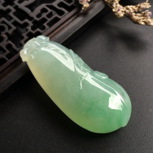 （超值推荐）糯冰种晴水福瓜挂件