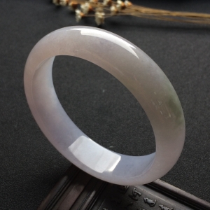 （超值推荐）糯冰种淡紫罗兰手镯（59.1mm）