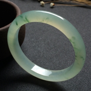 （超值推荐）冰种飘花手镯（55.4mm）