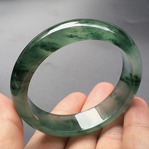 (超值推荐)冰种飘花手镯(57.3mm)