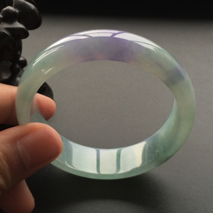 (超值推荐)糯冰种晴水紫罗兰手镯(58.3mm)