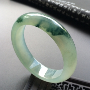 （超值推荐）冰种飘花手镯（57.3mm）