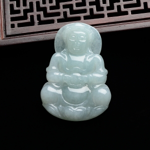 （超值推荐）糯冰种晴水观音挂件