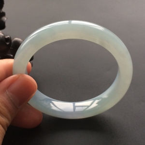 (超值推荐)糯冰种紫罗兰手镯(53.1mm)