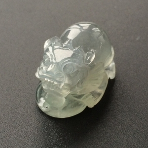 (超值推荐)冰种水墨色龙头龟挂件