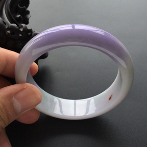 (超值推荐)糯冰种紫罗兰手镯(58.8mm)