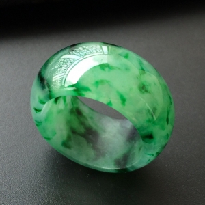 (超值推荐)冰种癣加绿指环/挂件